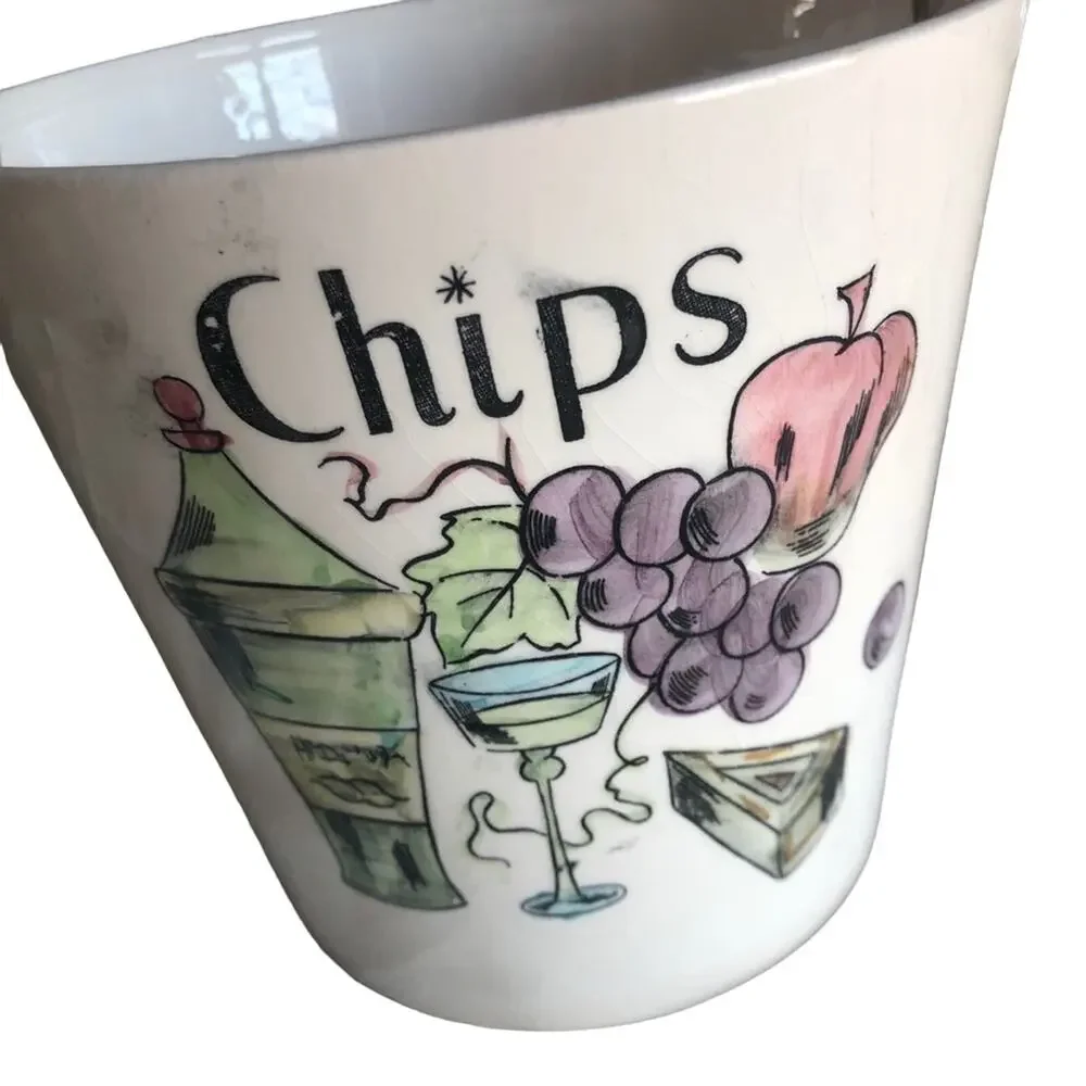 Ucagco Ceramic 3 piece Bar-set Vintage Snack Party Buckets